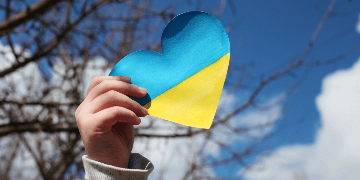 Illustration accompanying USC research on social media during the Russia-Ukraine war